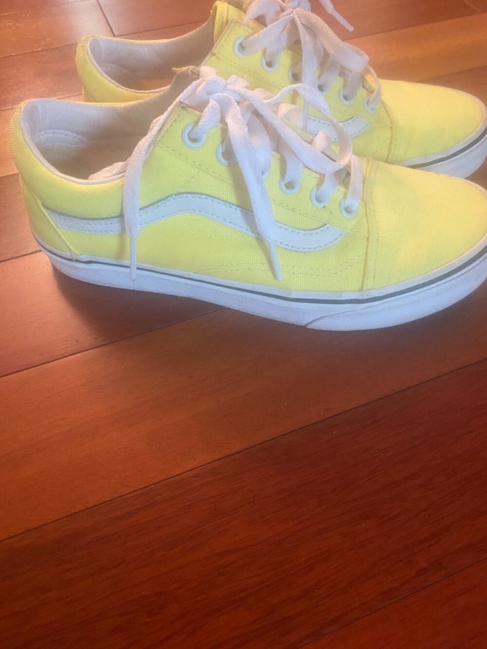 Yellow Van’s size 7 women’s Old Skool Canvas Sneakers